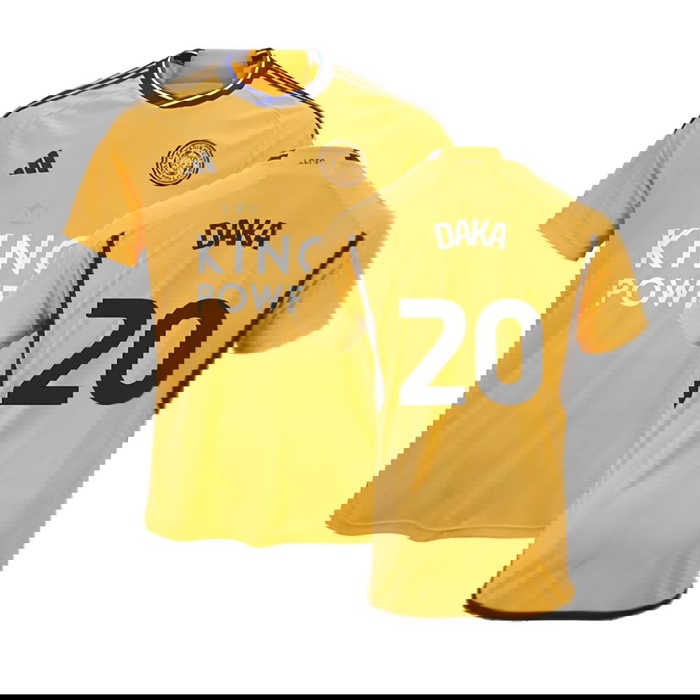 2023-2024 Leicester City Third Shirt (Daka 20)