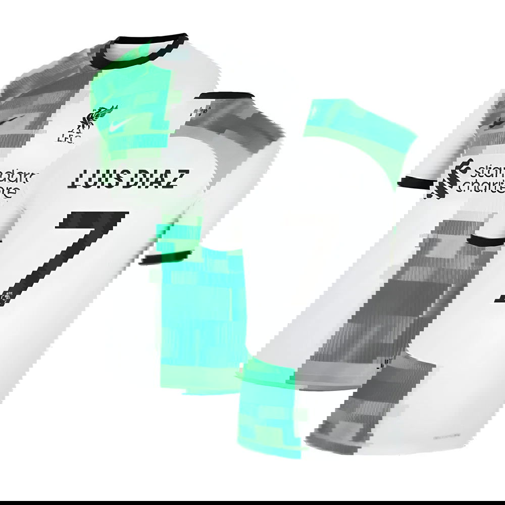 2023-2024 Liverpool Away Authentic Shirt (Luis Diaz 7)