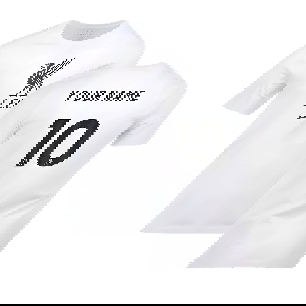 2023-2024 Liverpool Crest Tee (White) (Your Name)