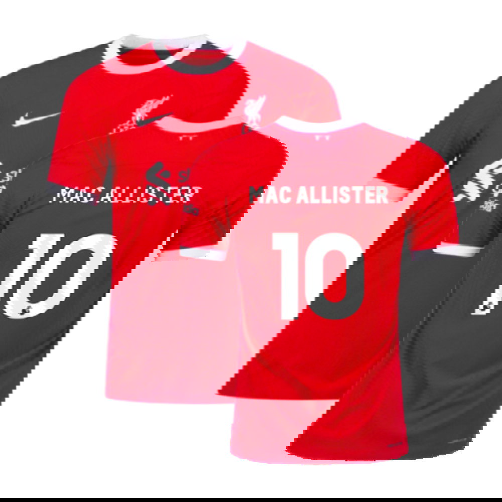 2023-2024 Liverpool Home Dri-Fit ADV Match Shirt (Mac Allister 10)