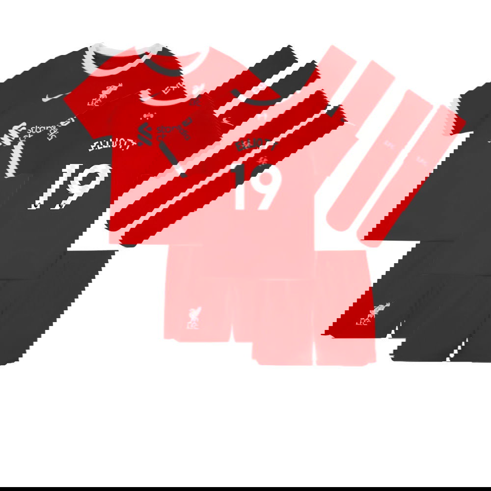2023-2024 Liverpool Home Little Boys Mini Kit (Elliott 19)