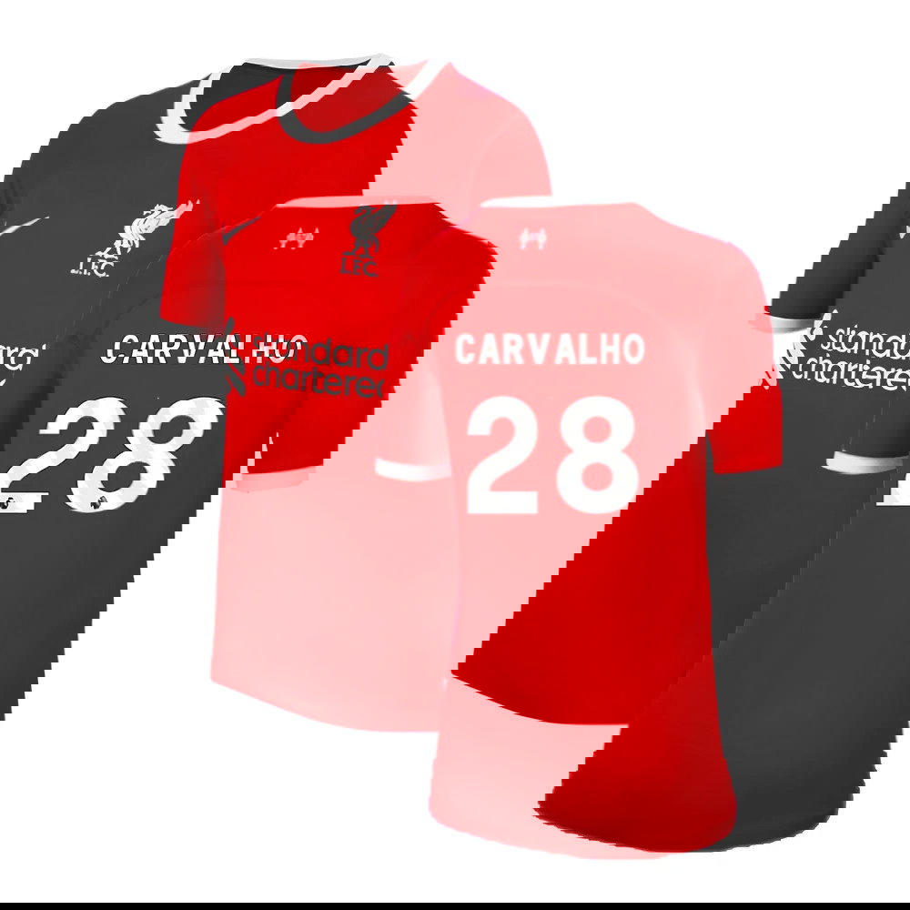 2023-2024 Liverpool Home Shirt (Kids) (Carvalho 28)