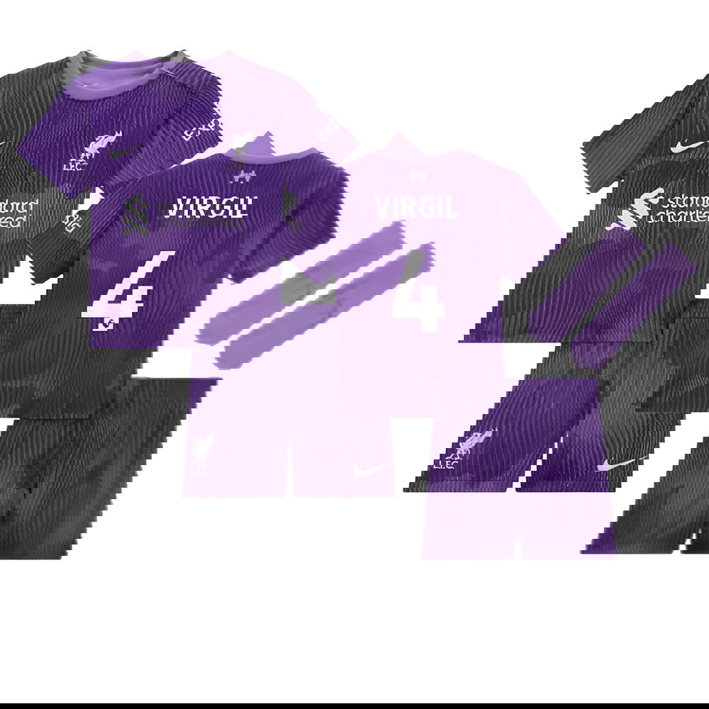 2023-2024 Liverpool Third Baby Kit (Virgil 4)