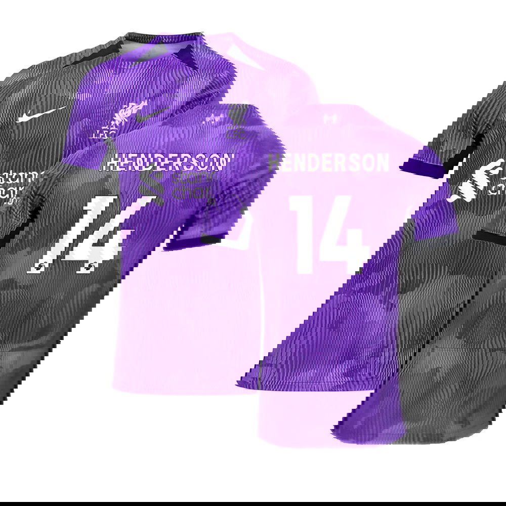 2023-2024 Liverpool Third Shirt (Kids) (Henderson 14)
