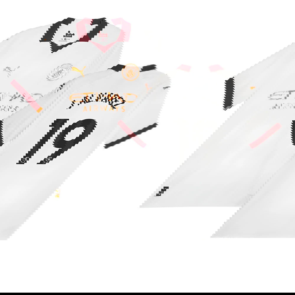 2023-2024 Man City Authentic Away Shirt (J ALVAREZ 19)