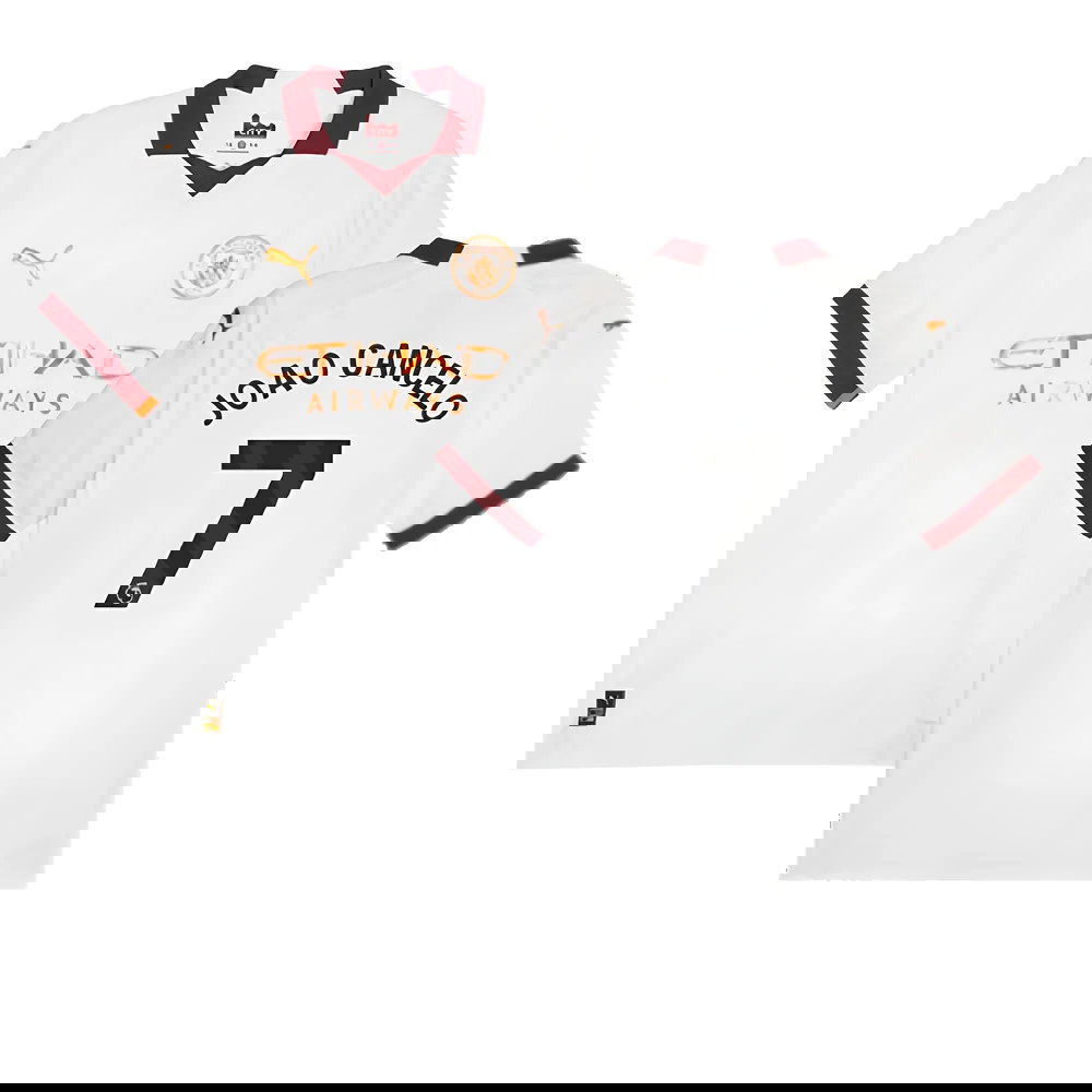 2023-2024 Man City Authentic Away Shirt (JOAO CANCELO 7)