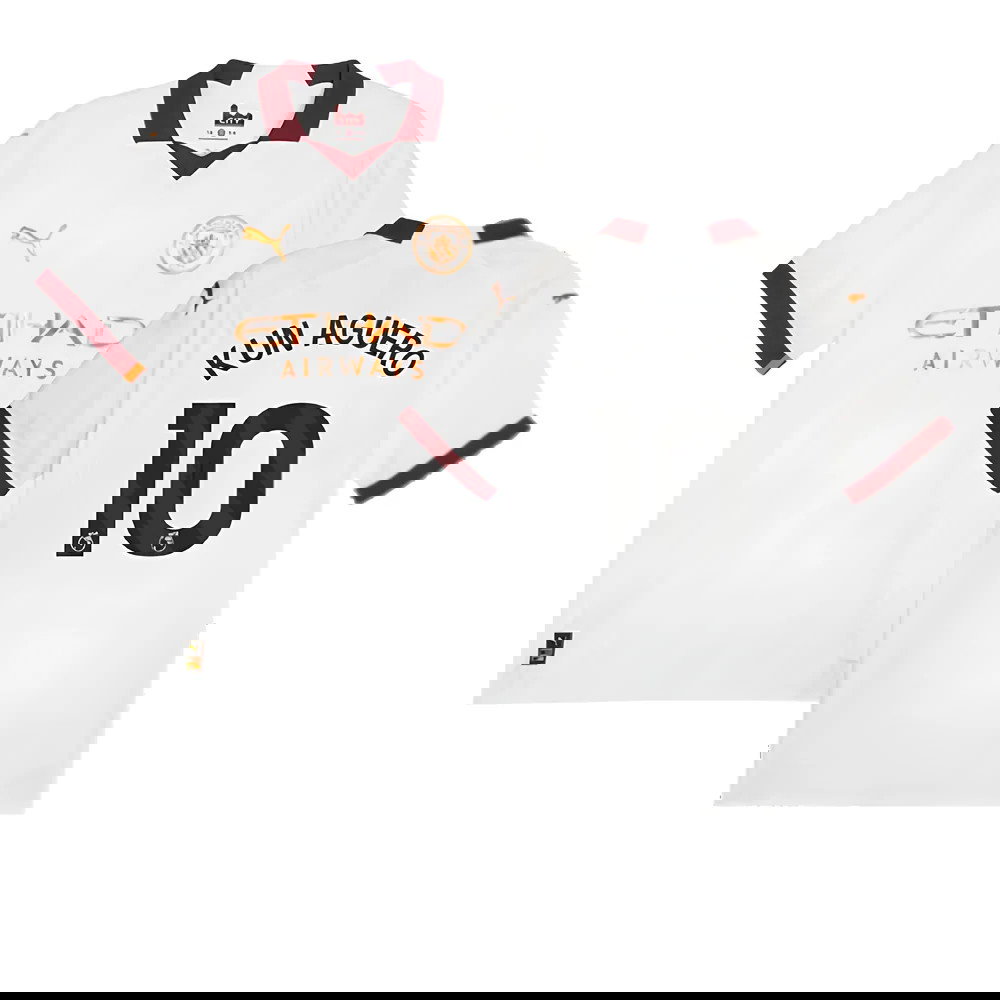 2023-2024 Man City Authentic Away Shirt (KUN AGUERO 10)