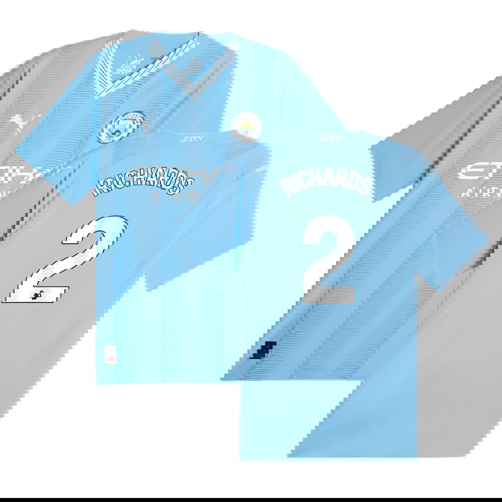 2023-2024 Man City Authentic Home Shirt (RICHARDS 2)