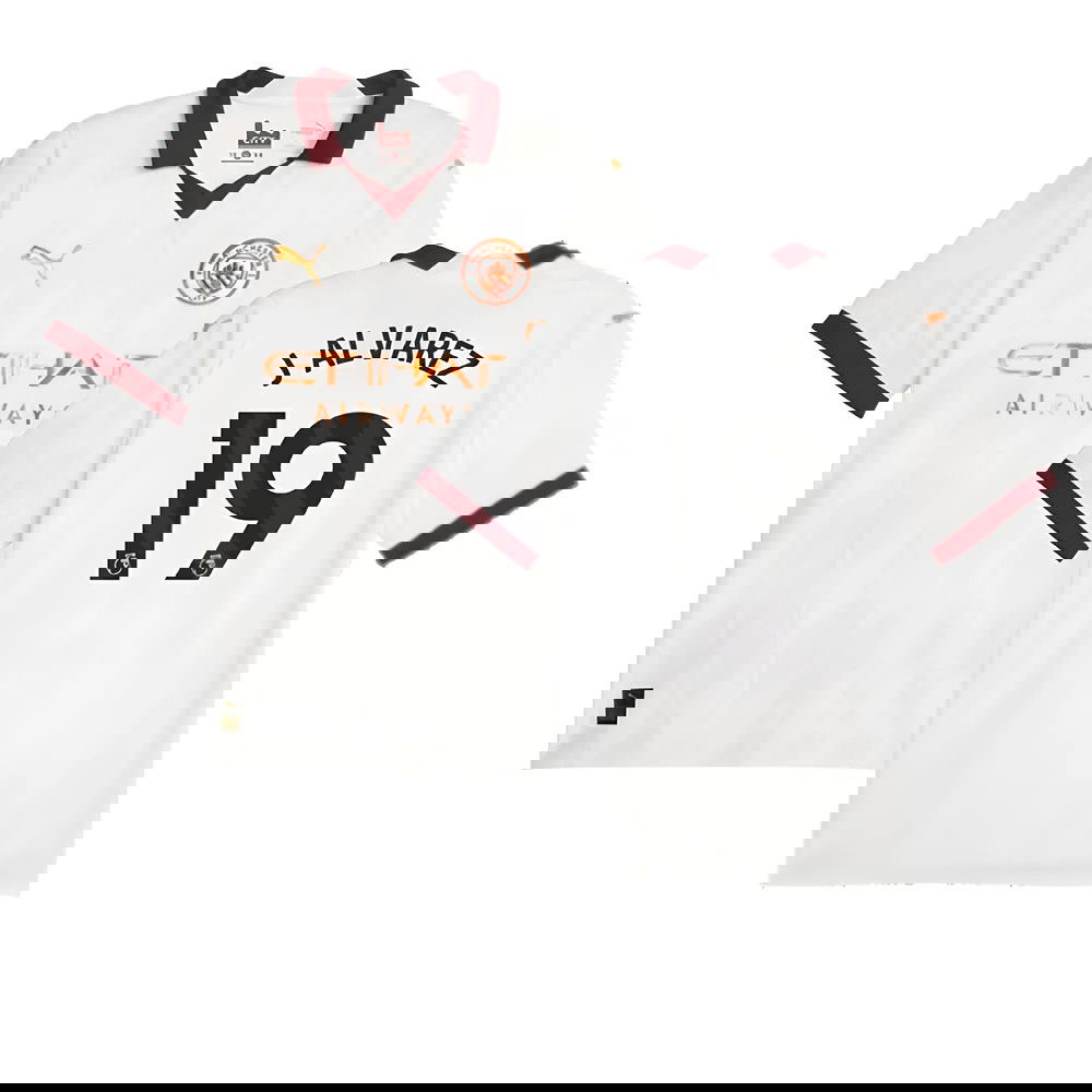 2023-2024 Man City Away Shirt (J ALVAREZ 19)
