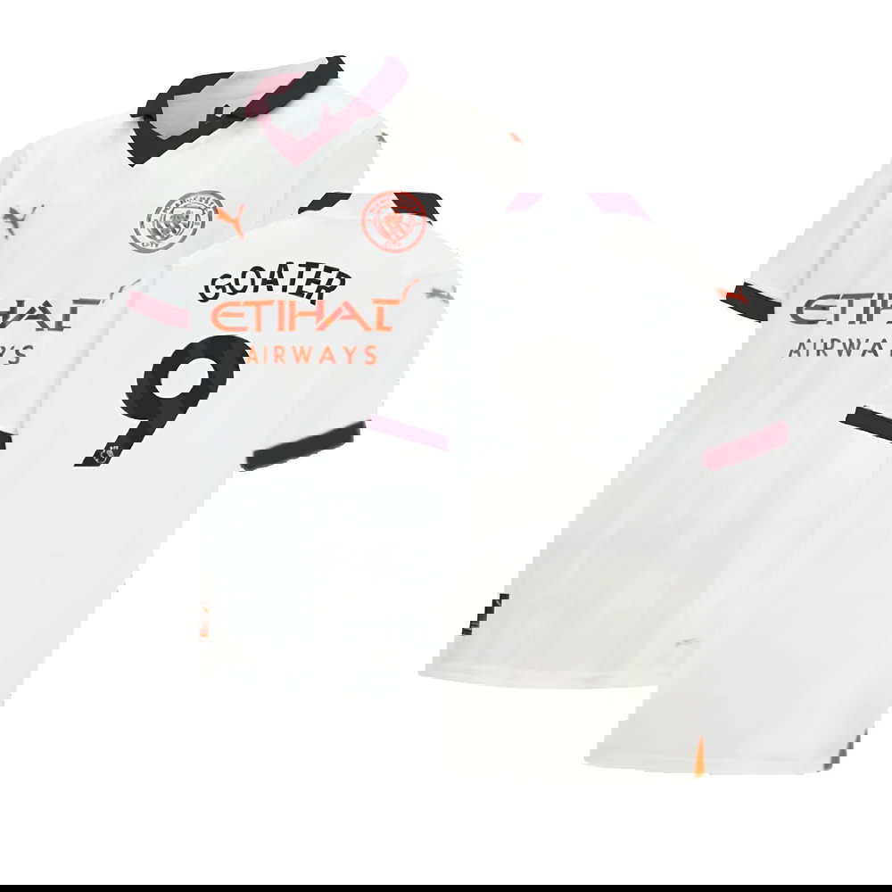 2023-2024 Man City Away Shirt (Kids) (GOATER 9)