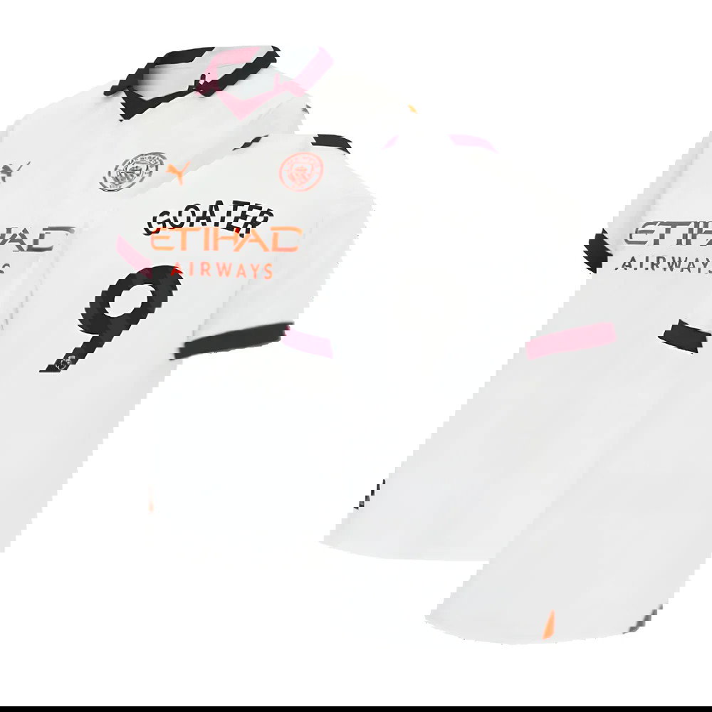 2023-2024 Man City Away Shirt (Ladies) (GOATER 9)