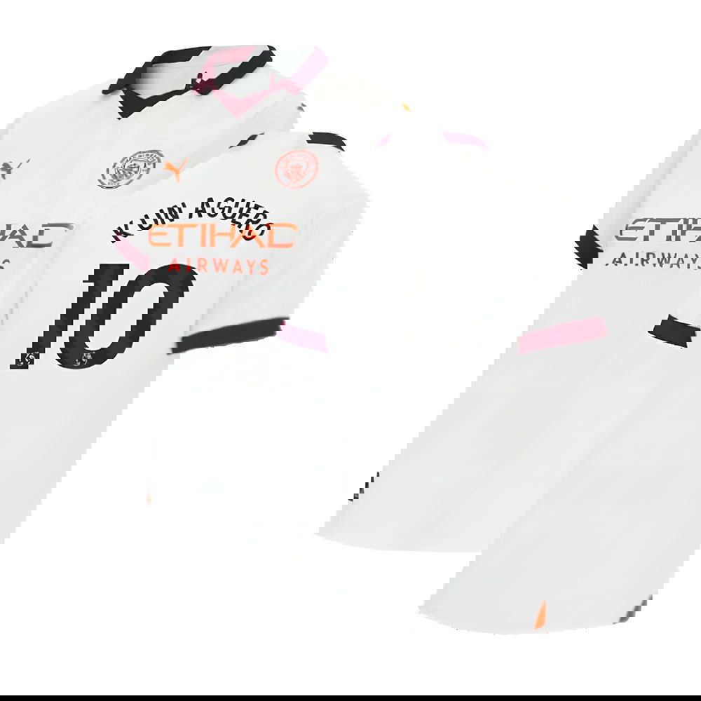 2023-2024 Man City Away Shirt (Ladies) (KUN AGUERO 10)