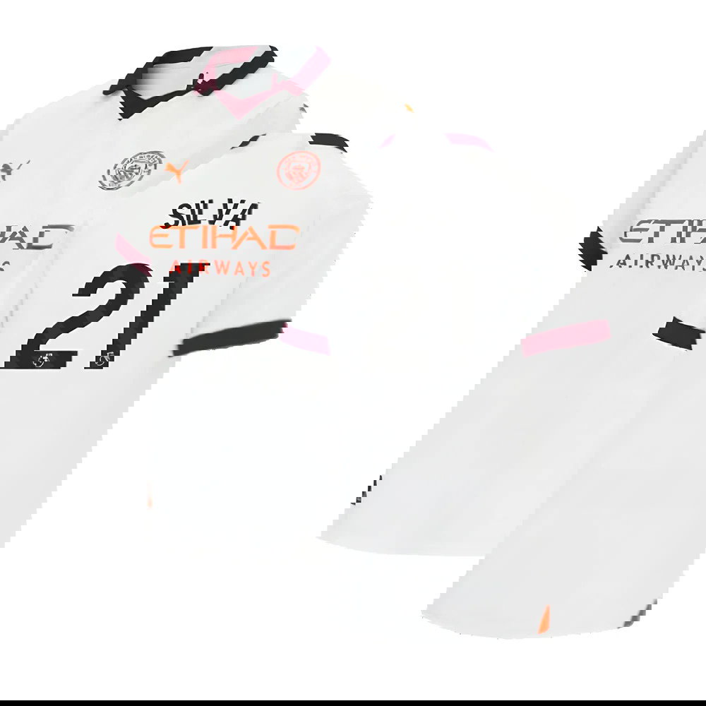 2023-2024 Man City Away Shirt (Ladies) (SILVA 21)