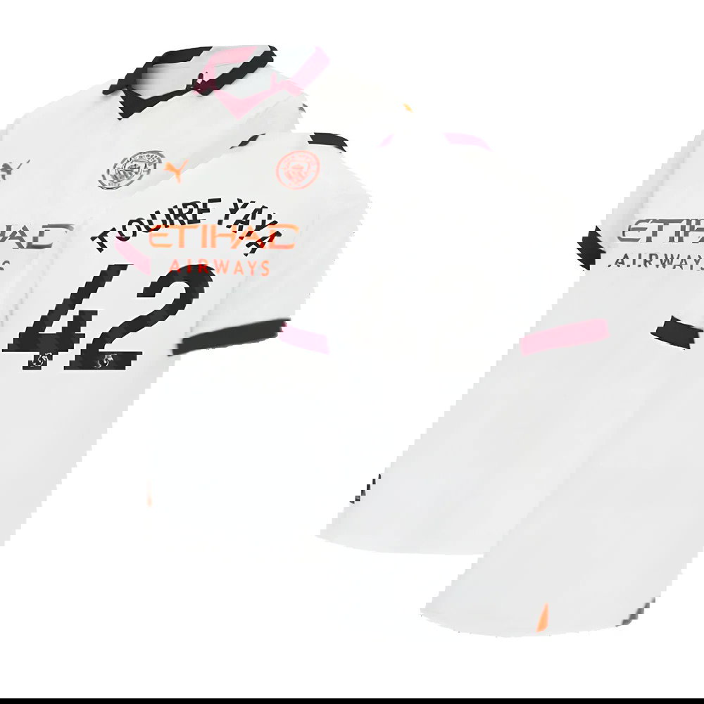 2023-2024 Man City Away Shirt (Ladies) (TOURE YAYA 42)