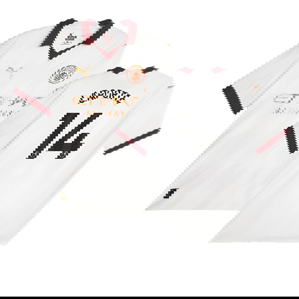 2023-2024 Man City Away Shirt (LAPORTE 14)