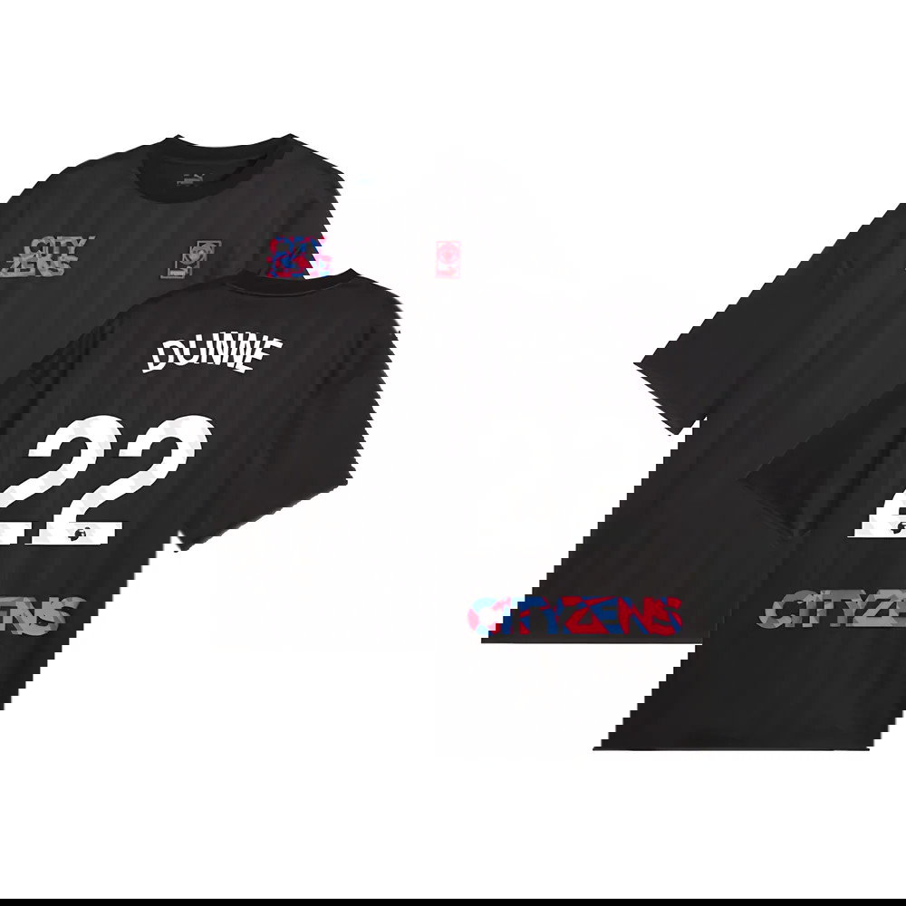 2023-2024 Man City FtblNrgy Jersey (Black) (DUNNE 22)