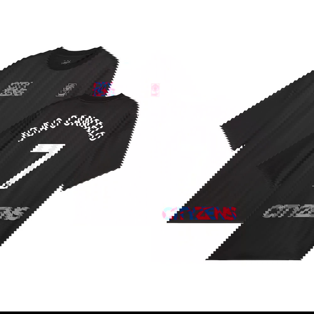 2023-2024 Man City FtblNrgy Jersey (Black) (JOAO CANCELO 7)