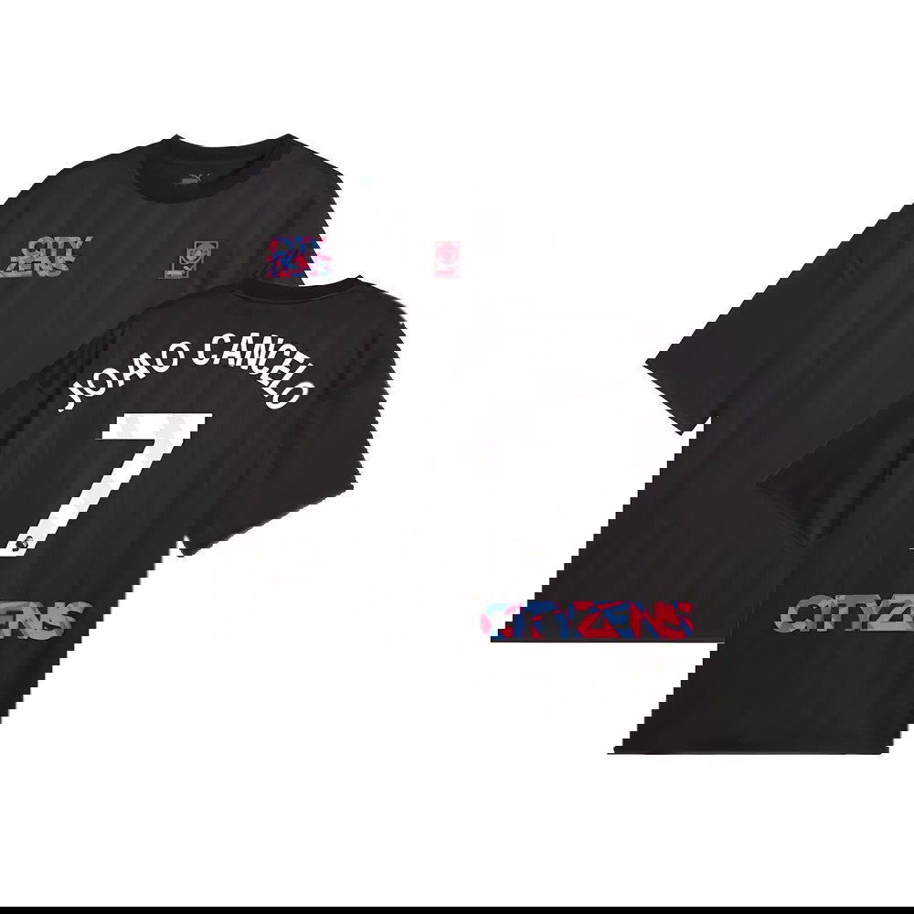 2023-2024 Man City FtblNrgy Jersey (Black) (JOAO CANCELO 7)