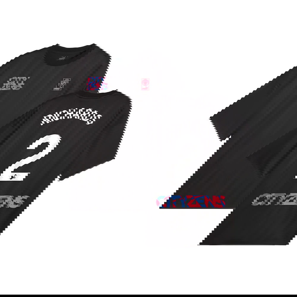 2023-2024 Man City FtblNrgy Jersey (Black) (RICHARDS 2)