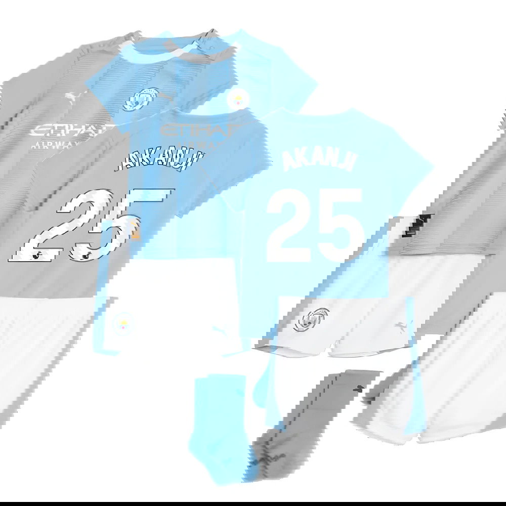 2023-2024 Man City Home Baby Kit (AKANJI 25)