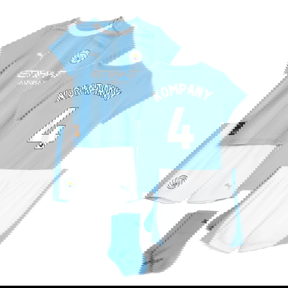 2023-2024 Man City Home Baby Kit (KOMPANY 4)