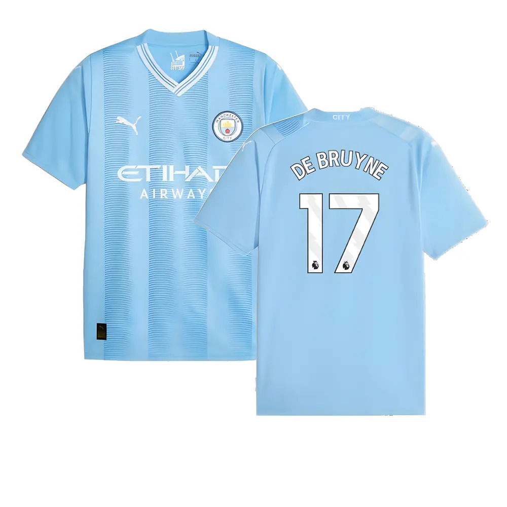 2023-2024 Man City Home Shirt (DE BRUYNE 17)
