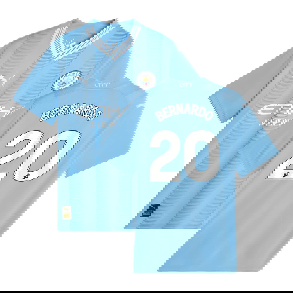2023-2024 Man City Home Shirt (Kids) (BERNARDO 20)