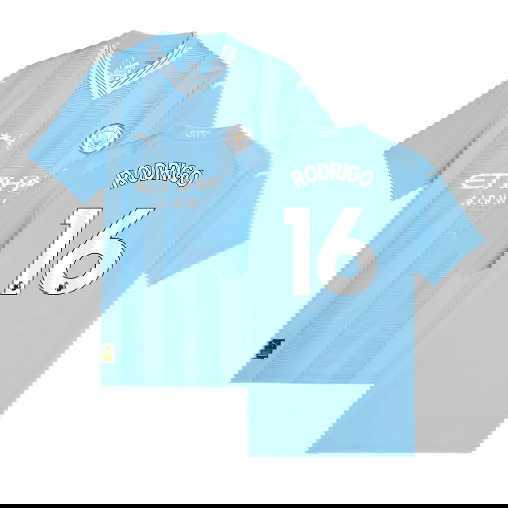 2023-2024 Man City Home Shirt (Ladies) (RODRIGO 16)