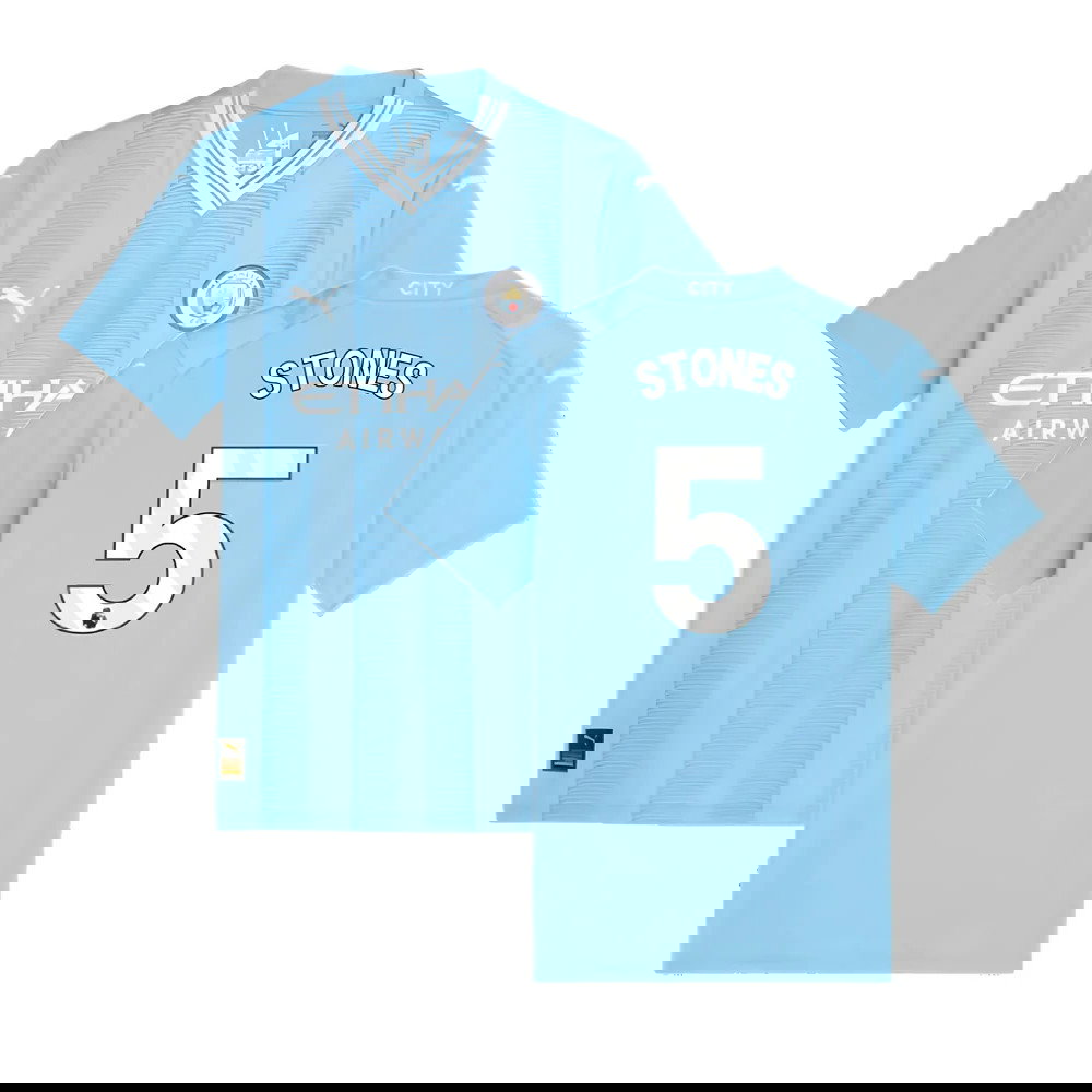 2023-2024 Man City Home Shirt (Ladies) (STONES 5)