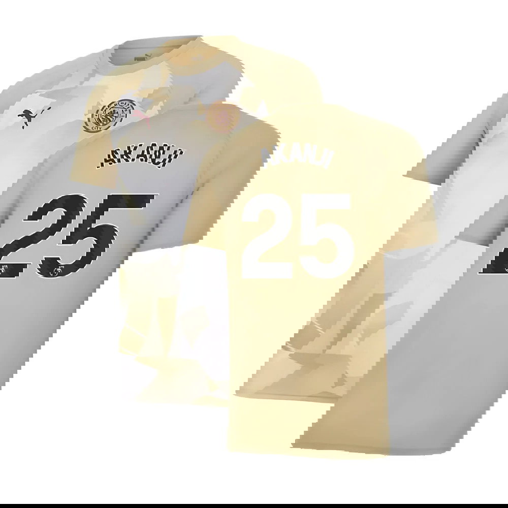 2023-2024 Man City Prematch SS Jersey (Granola) (AKANJI 25)