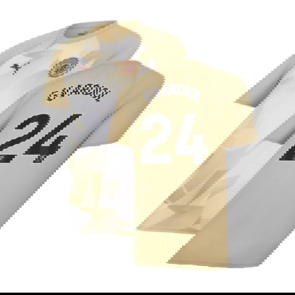 2023-2024 Man City Prematch SS Jersey (Granola) (Gvardiol 24)