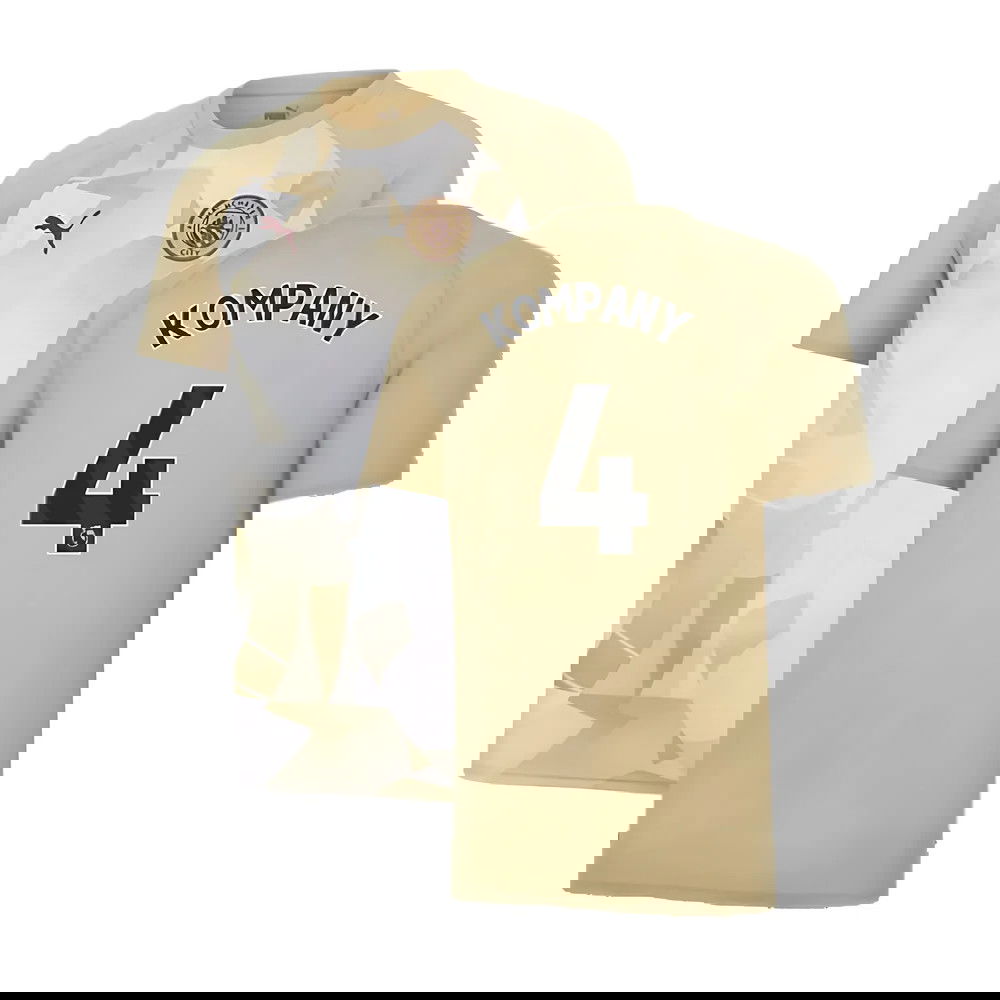 2023-2024 Man City Prematch SS Jersey (Granola) (KOMPANY 4)