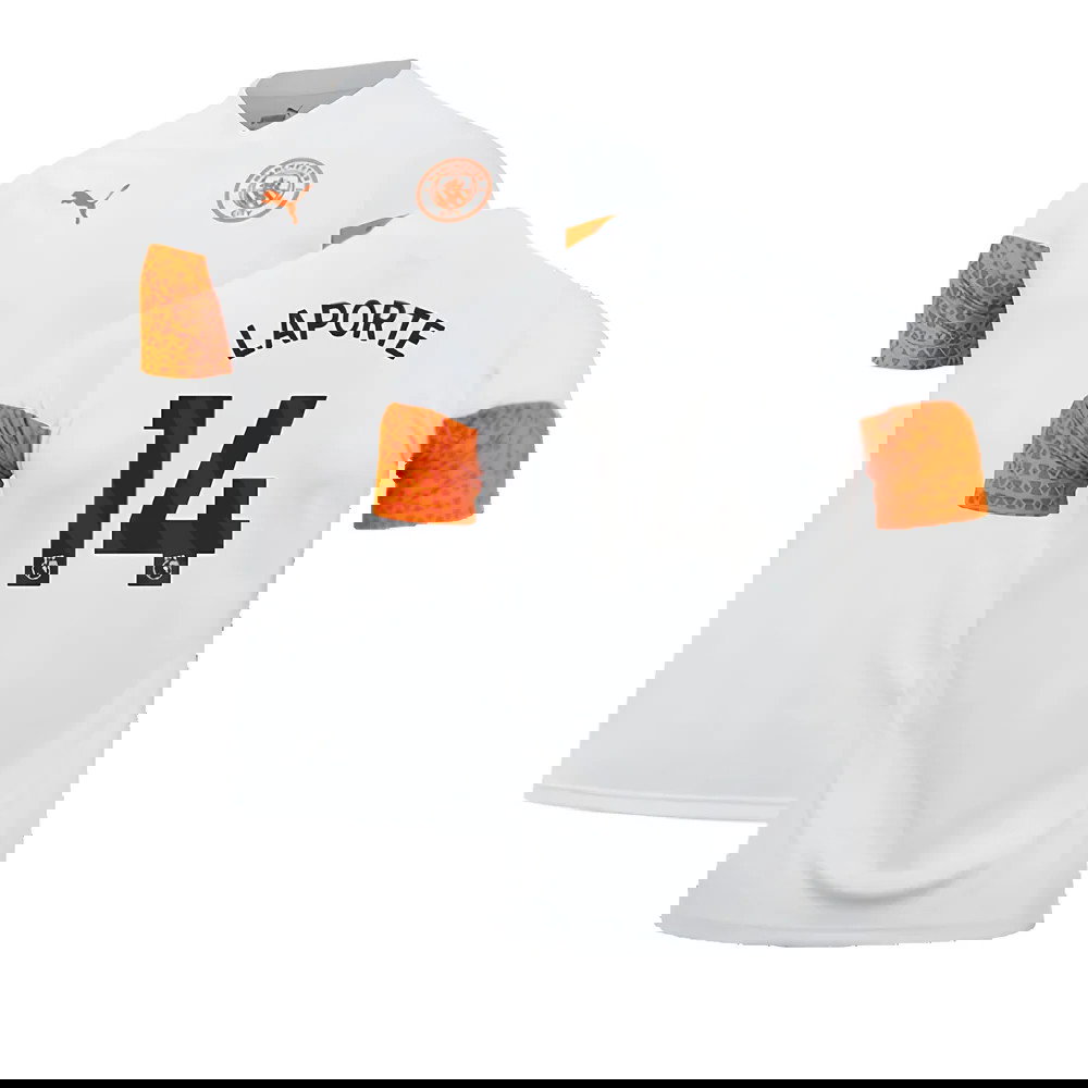 2023-2024 Man City Training Jersey (Marble) (LAPORTE 14)