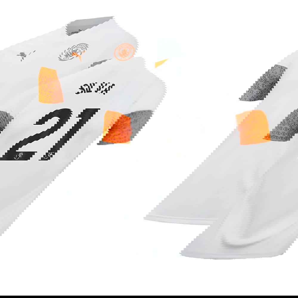 2023-2024 Man City Training Jersey (Marble) (SILVA 21)