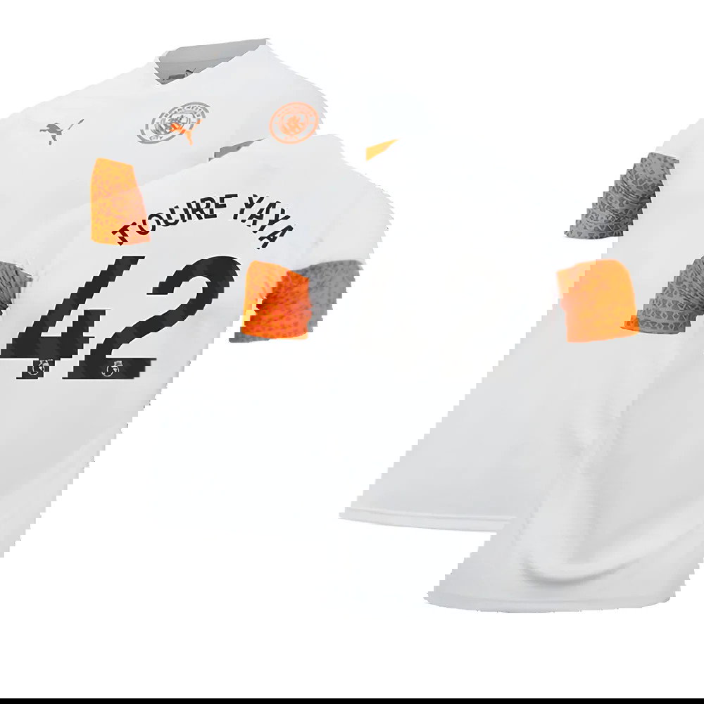 2023-2024 Man City Training Jersey (Marble) (TOURE YAYA 42)