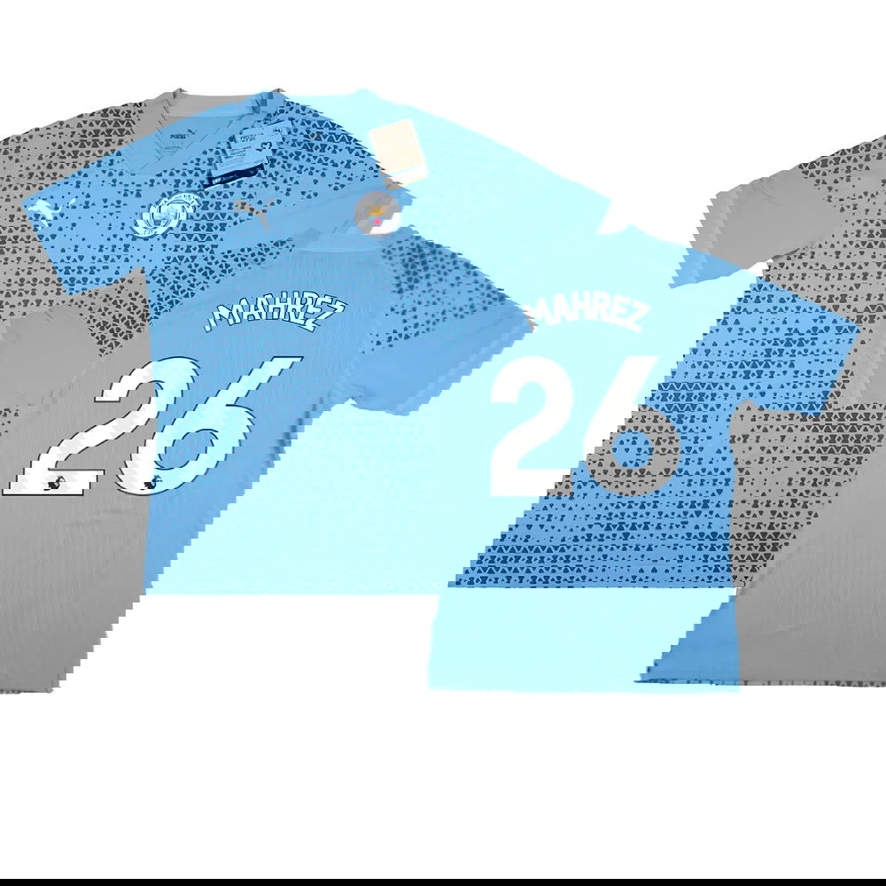 2023-2024 Man City Training Jersey Pro (Light Blue) (MAHREZ 26)