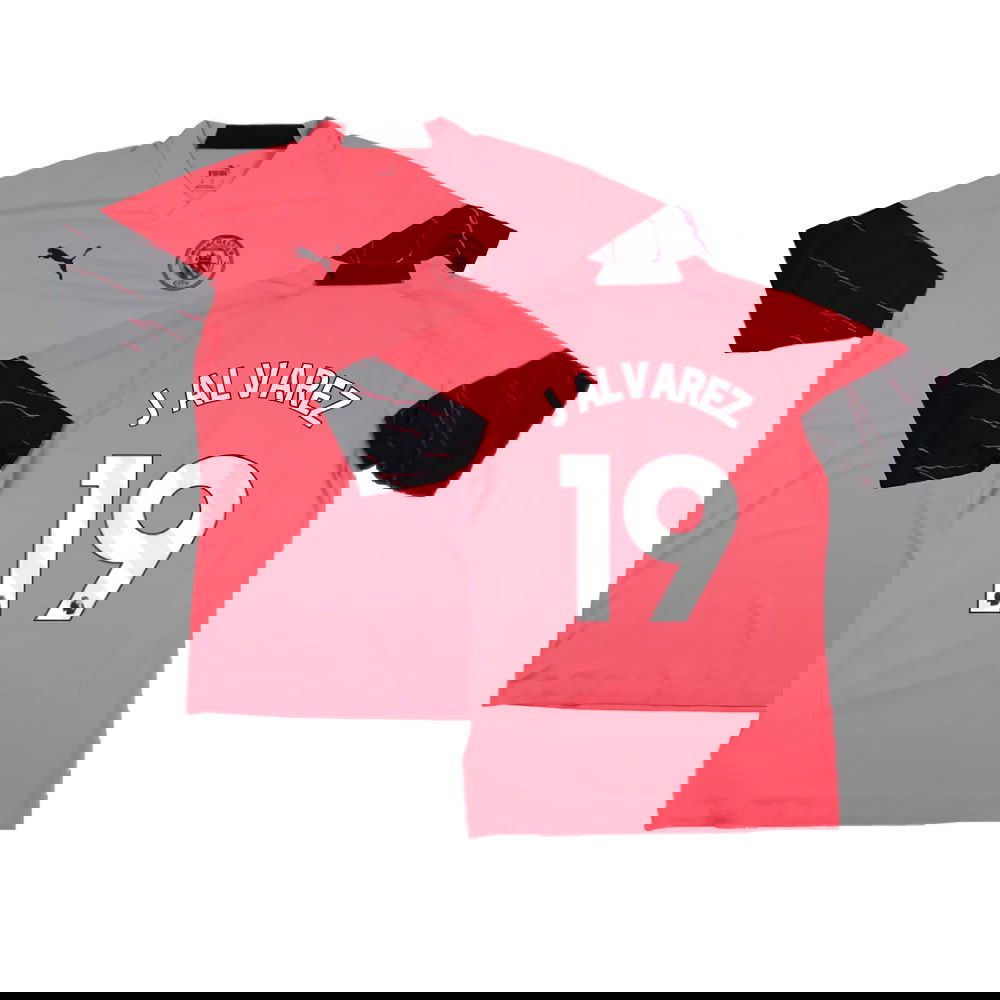 2023-2024 Man City Training Jersey Pro (Sunset Glow) (J ALVAREZ 19)