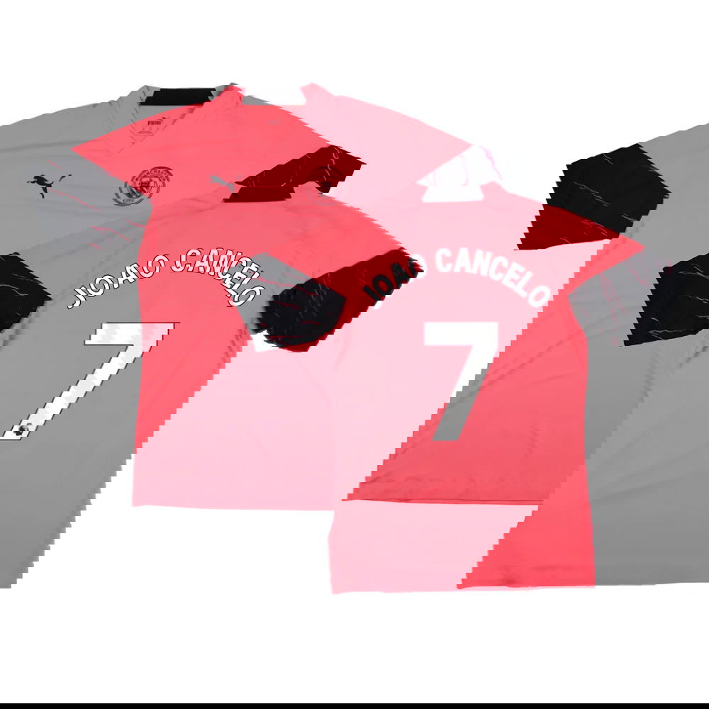 2023-2024 Man City Training Jersey Pro (Sunset Glow) (JOAO CANCELO 7)