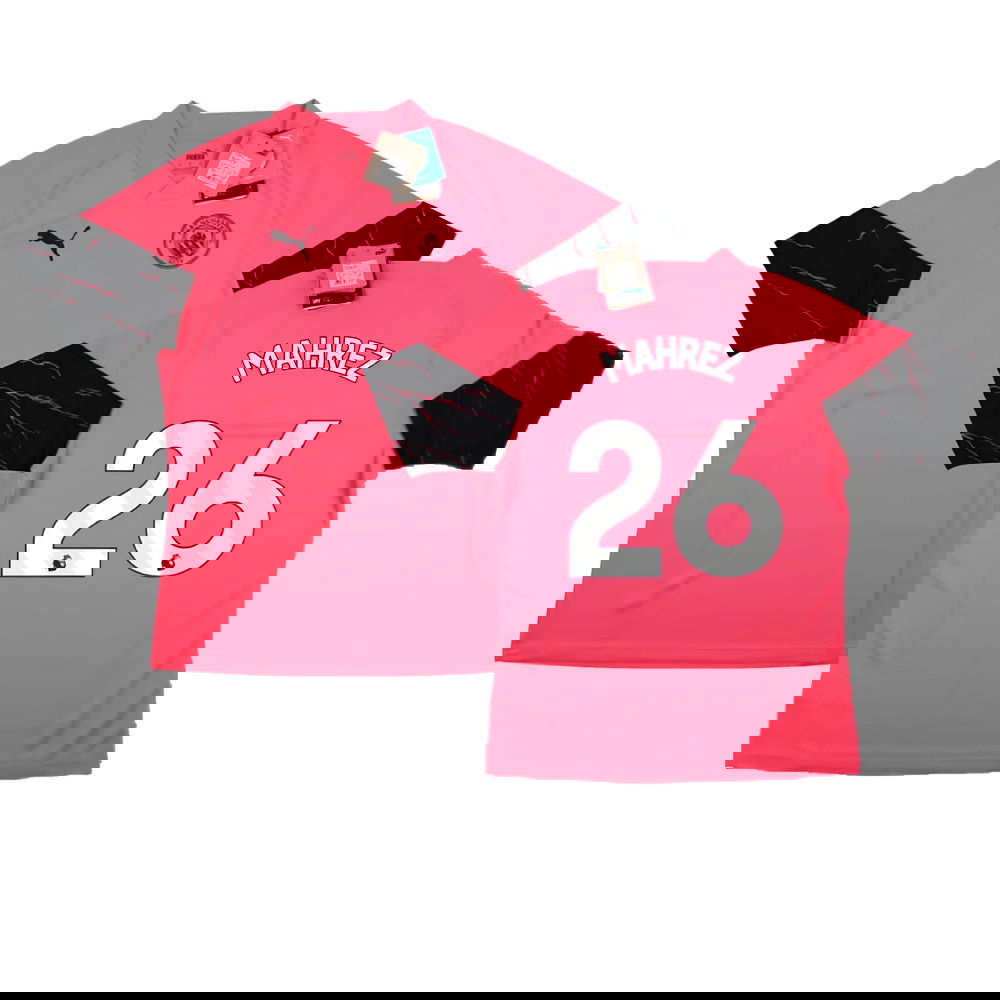 2023-2024 Man City Training Jersey (Sunset Glow) (MAHREZ 26)