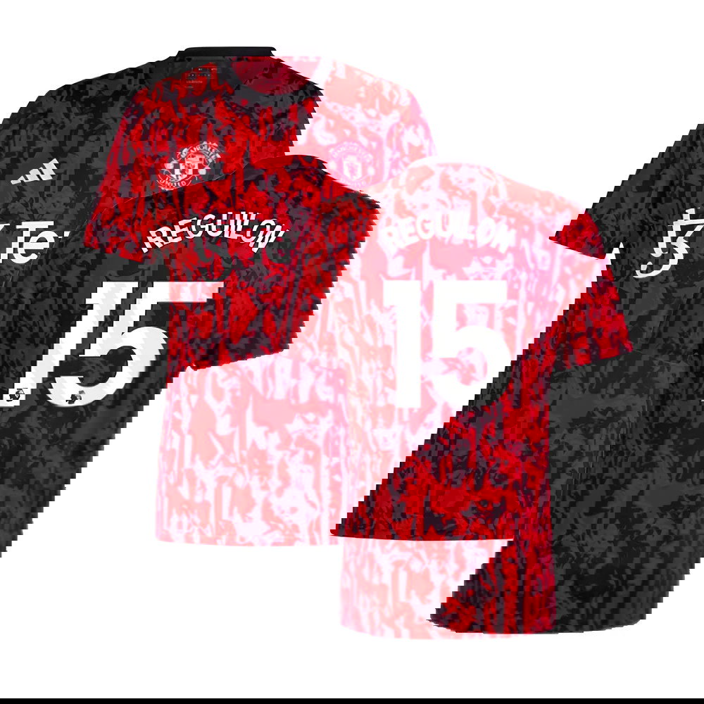 2023-2024 Man Utd Pre-Match Shirt (Red) (Reguilon 15)