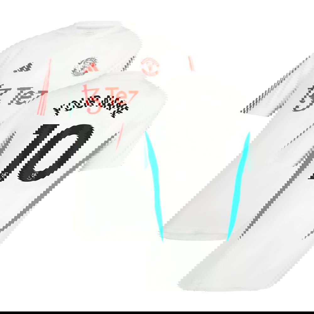 2023-2024 Man Utd Training Jersey (White) (Your Name)