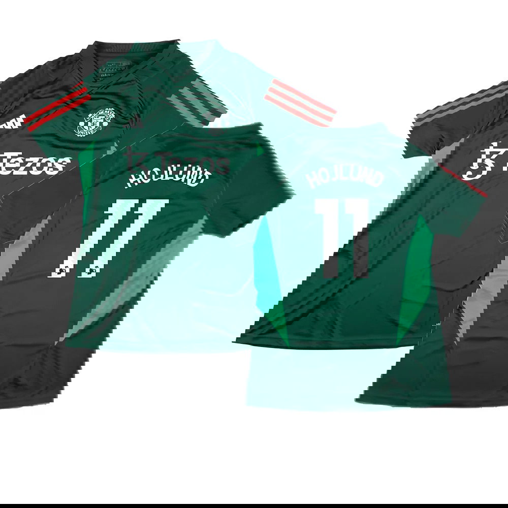 2023-2024 Man Utd Training Shirt (Green) - Ladies (Hojlund 11)