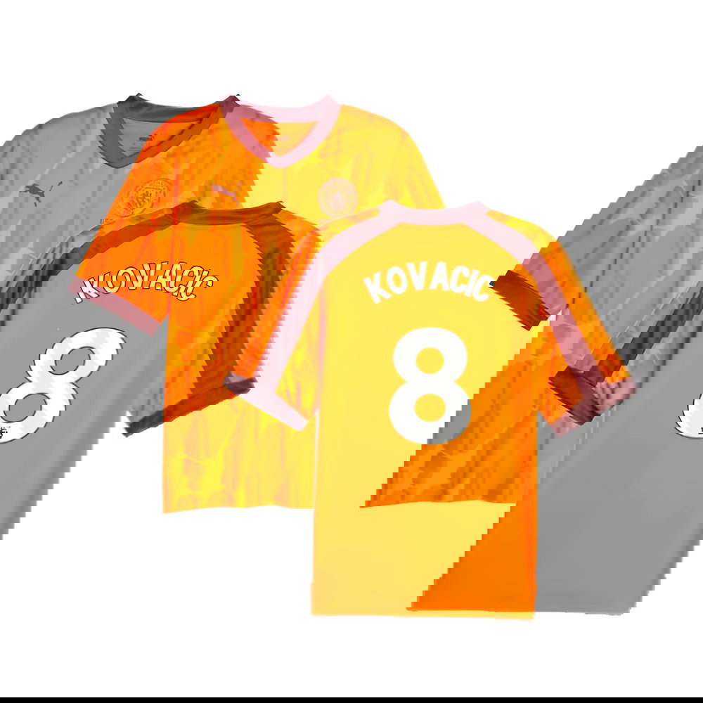 2023-2024 Manchester City eSports Jersey (Orange) (Kovacic 8)
