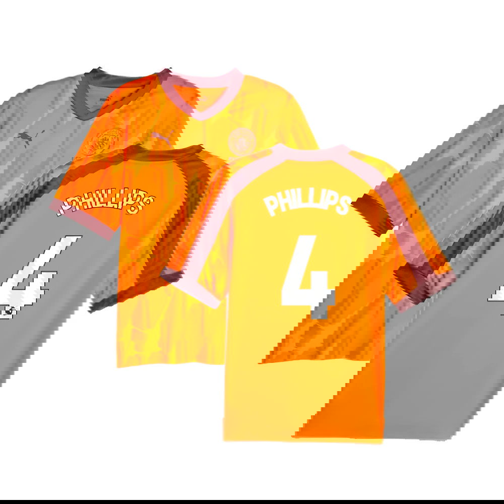 2023-2024 Manchester City eSports Jersey (Orange) (PHILLIPS 4)
