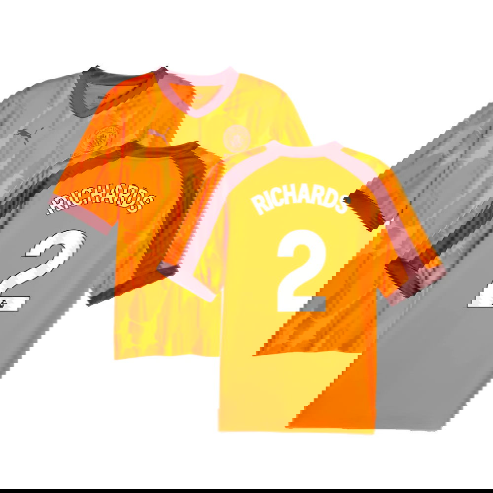 2023-2024 Manchester City eSports Jersey (Orange) (RICHARDS 2)