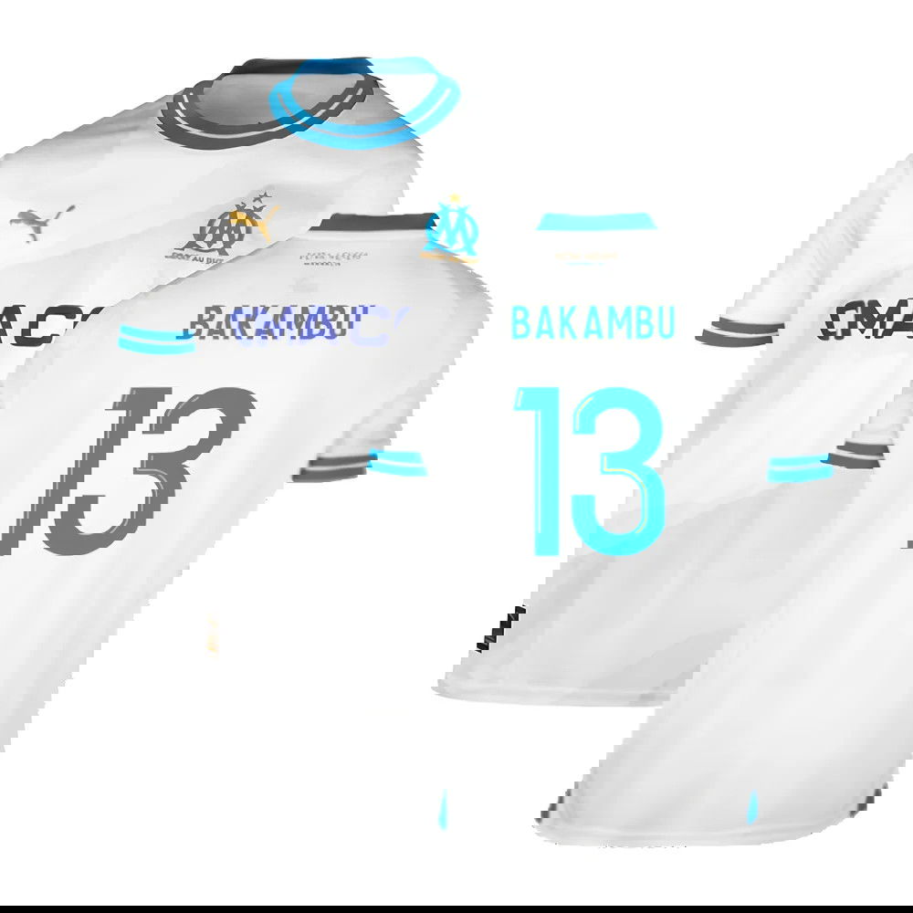 2023-2024 Marseille Home Shirt (Bakambu 13)