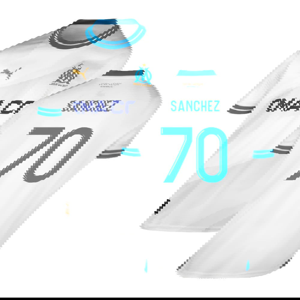 2023-2024 Marseille Home Shirt (Sanchez 70)