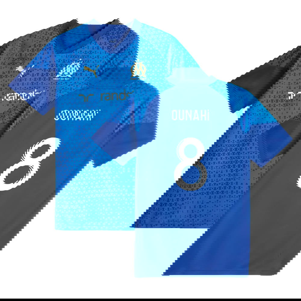 2023-2024 Marseille Training Jersey (Blue) (Ounahi 8)