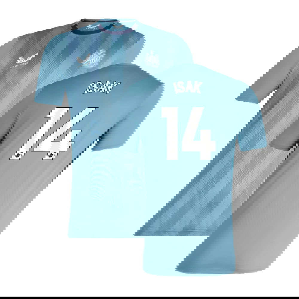 2023-2024 Newcastle Players Training Short Sleeve Tee (Bluestone) (Isak 14)