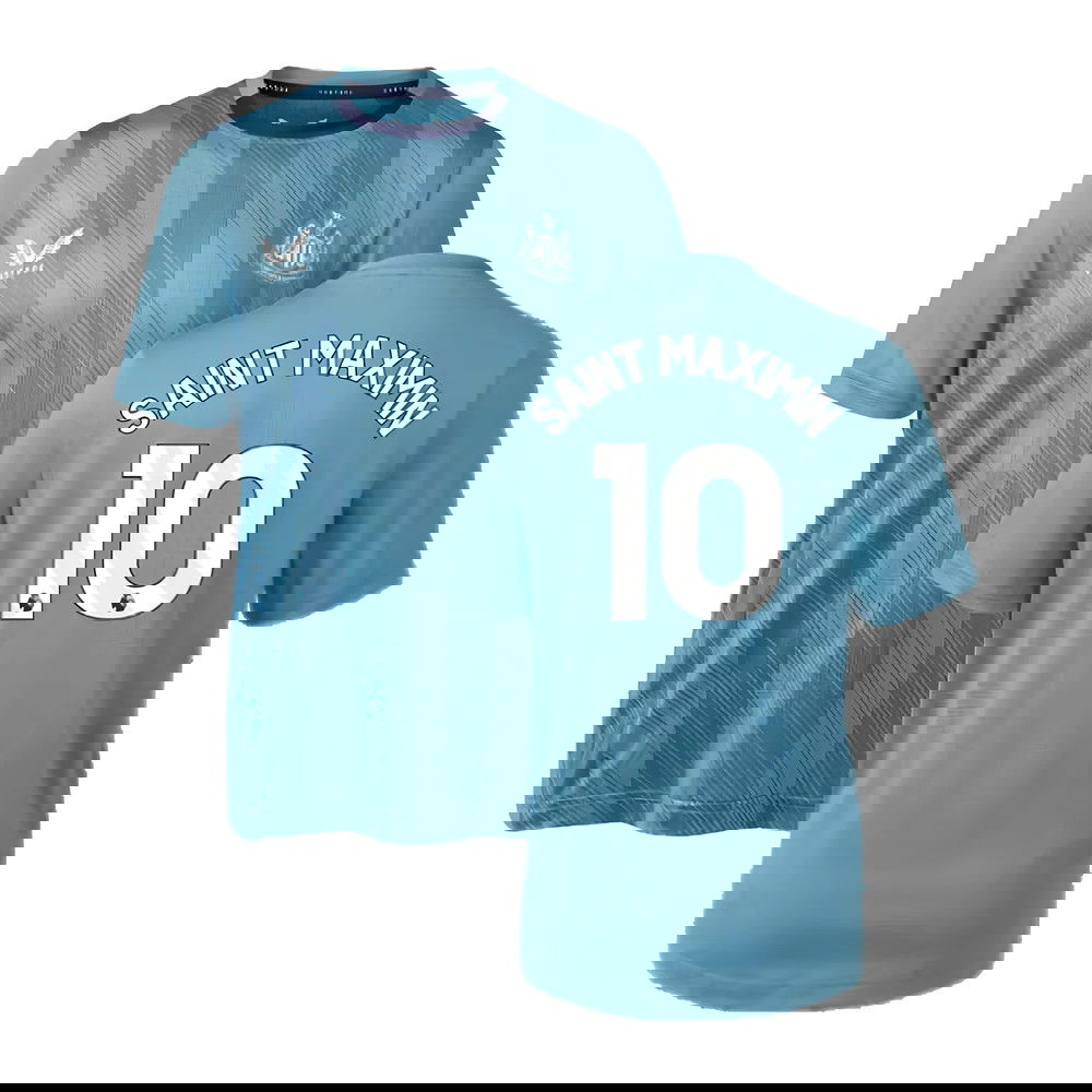 2023-2024 Newcastle Players Training Tee (Bluestone) - Kids (Saint Maximin 10)